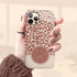 Boho Leopard Personalized Monogram iPhone Case